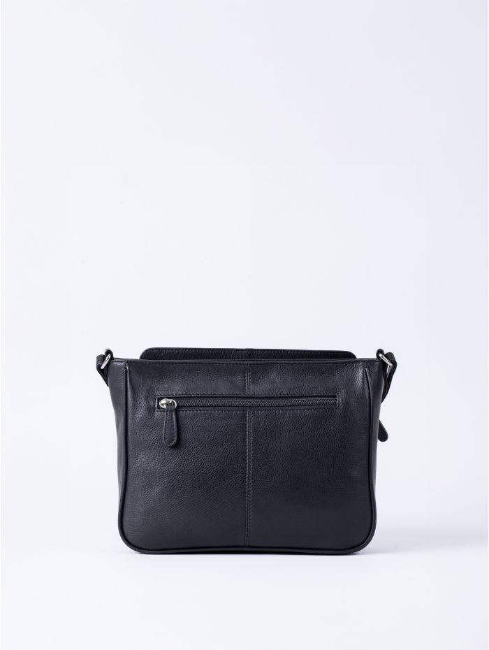 Ambleside Leather Cross Body Bag in Black | Lakeland Leather