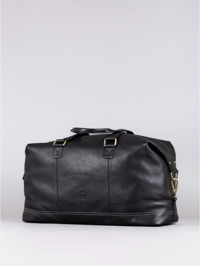 Keswick Leather Holdall in Black