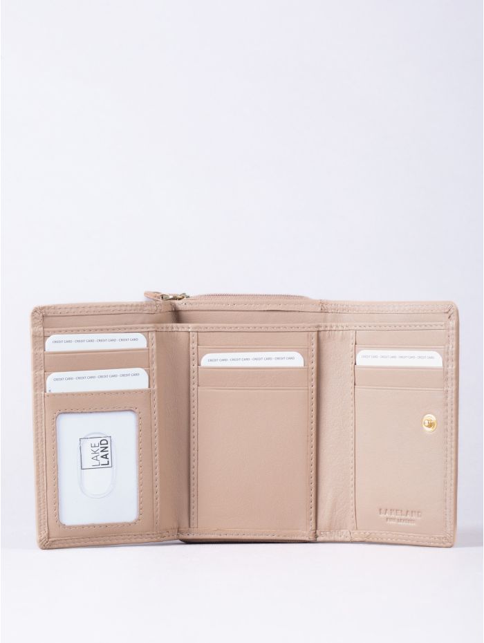 Small Leather Purse in Camel