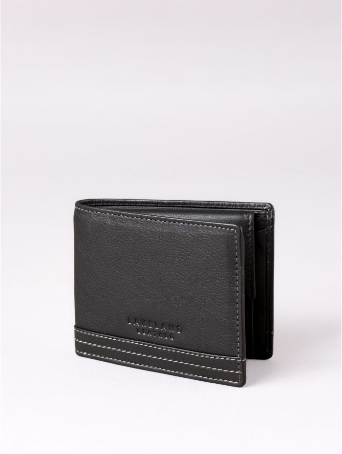 Explorer Leather Wallet in Black