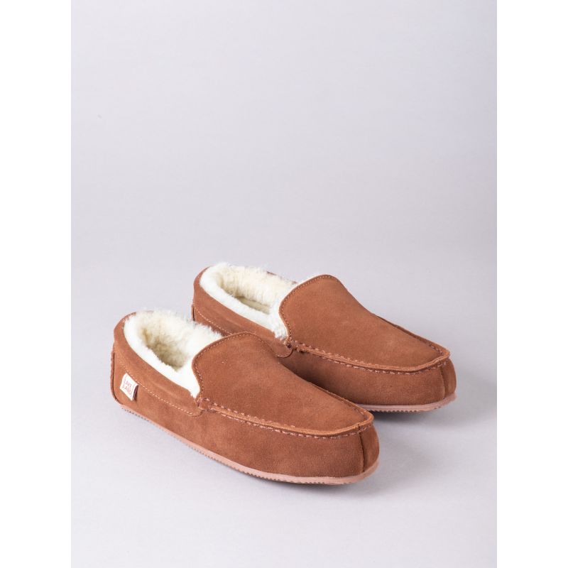 Sheepskin Slip On Moccasins