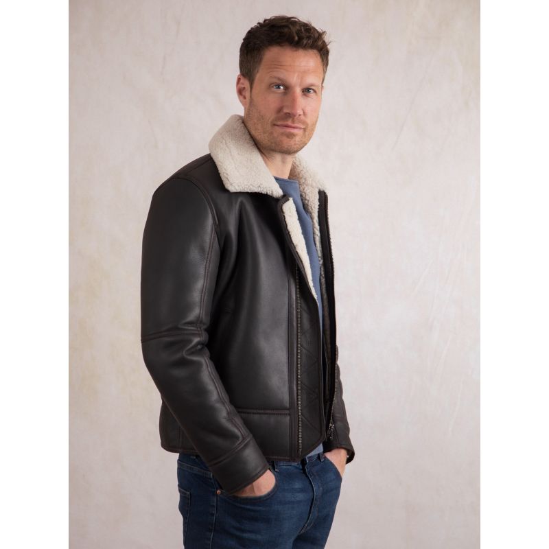 Tigermoth Sheepskin Aviator Jacket