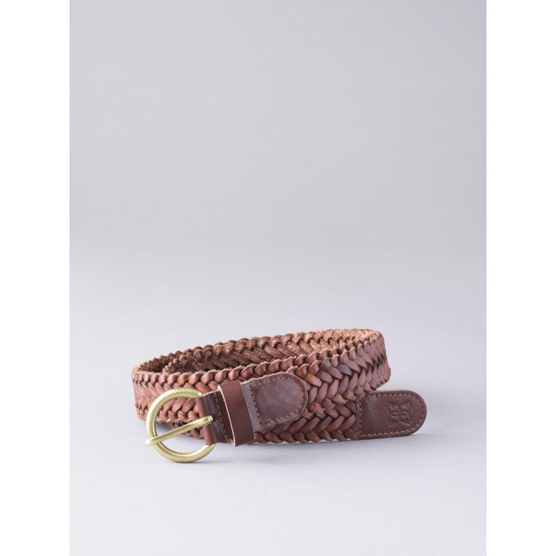Waverton Woven Belt Cognac