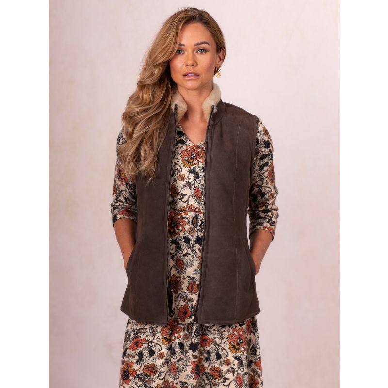 Grange Classic Sheepskin Gilet Vole