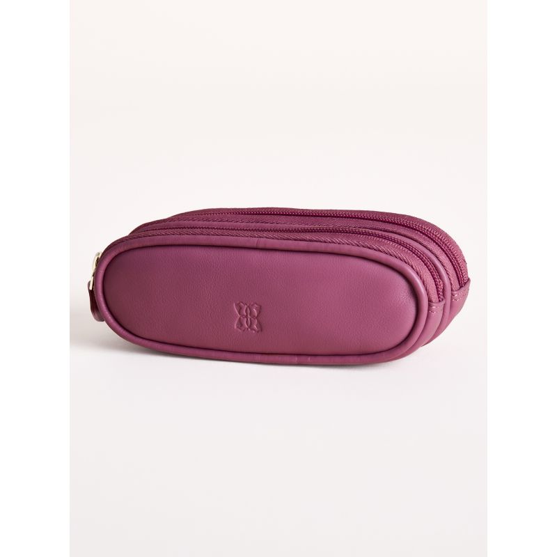 Double Glasses Case Mauve Soft