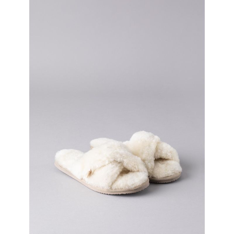 Sheepskin Cross Over Mules