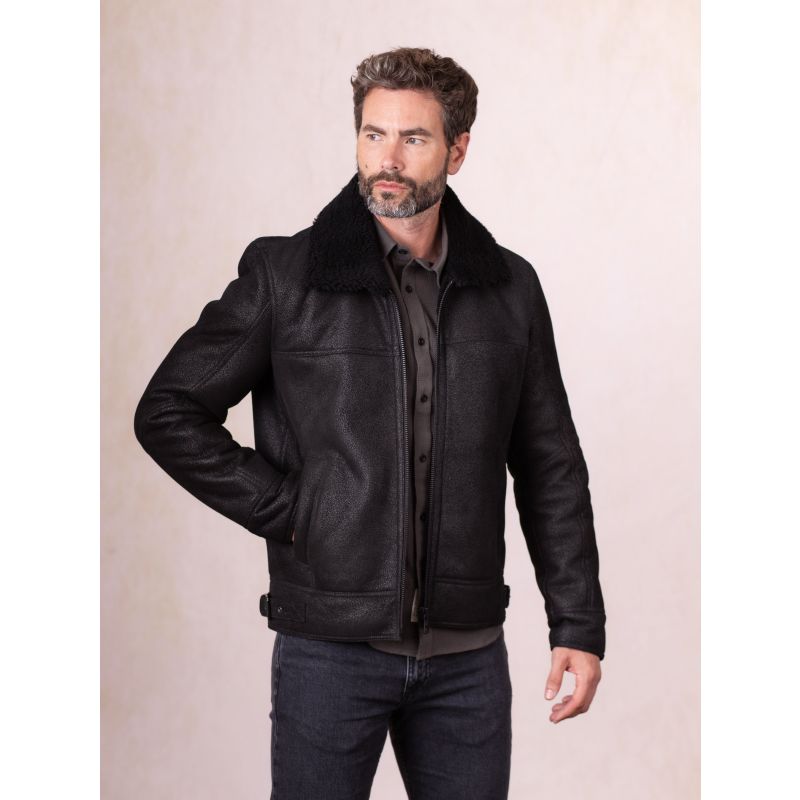 Harrier Sheepskin Flying Jacket
