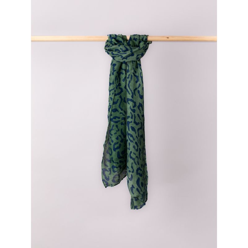 Beth Leopard Print Scarf