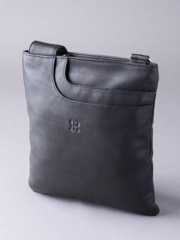 Lakeland Leather Allerdale Leather Cross Body Bag in Black