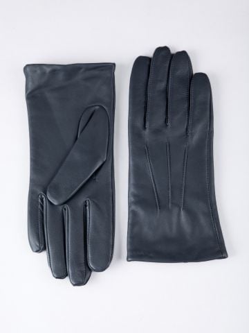 Lakeland Leather Becky II Classic Leather Gloves in Navy