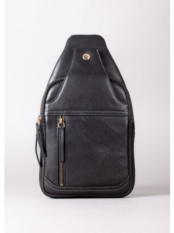 Lakeland Leather Keswick Leather Sling Bag in Black