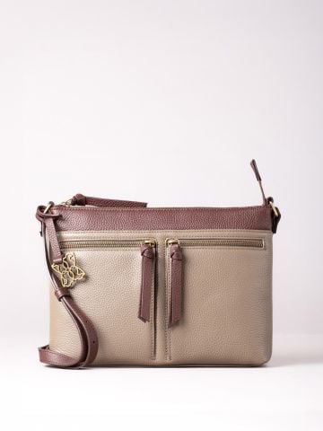 Lakeland Leather Beetham Leather Cross Body Bag in Walnut