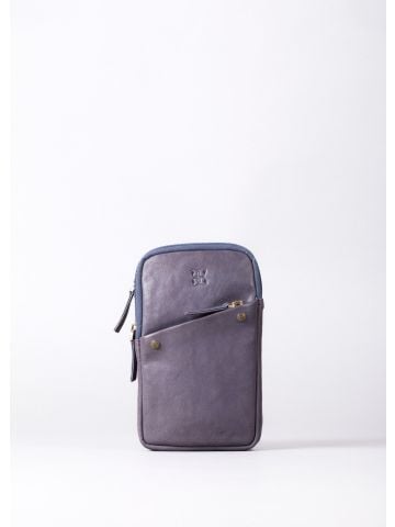 Lakeland Leather Harstone Leather Travel Bag in Blue