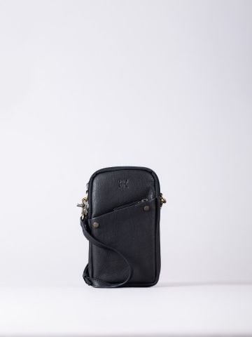 Lakeland Leather Harstone Leather Travel Bag in Black