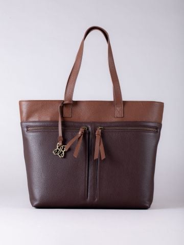Lakeland Leather Beetham Leather Tote Bag in Brown