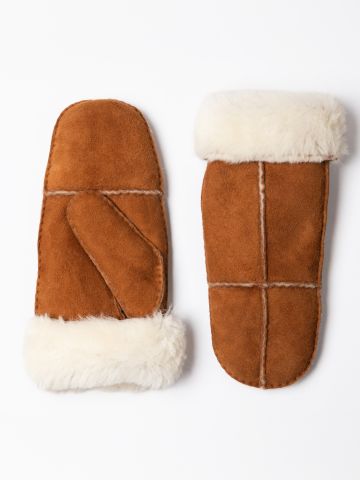 Ladies' Classic Sheepskin Mittens In Tan | Lakeland Leather - Foto 13