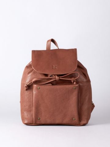 Harstone Leather Backpack in Tan