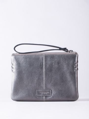 Lakeland Leather Tarnly Purse Pouch in Pewter