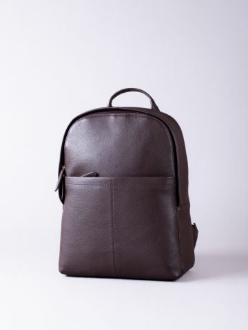Lakeland Leather Crummock Leather Backpack in Dark Brown