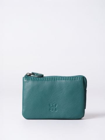 Lakeland Leather Leather Coin Purse in Teal