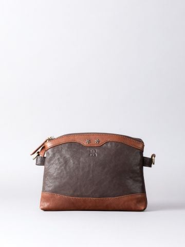 Lakeland Leather Hartsop Zip Leather Cross Body Bag in Brown