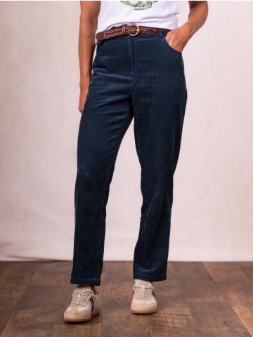Lakeland Leather Leigh Cord Trousers in Teal