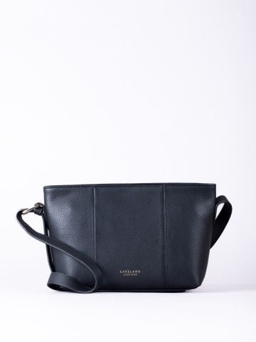 Lakeland Leather Langdale Leather Cross Body Bag in Black