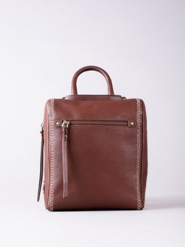 Lakeland Leather Castlerigg Leather Backpack in Dark Tan