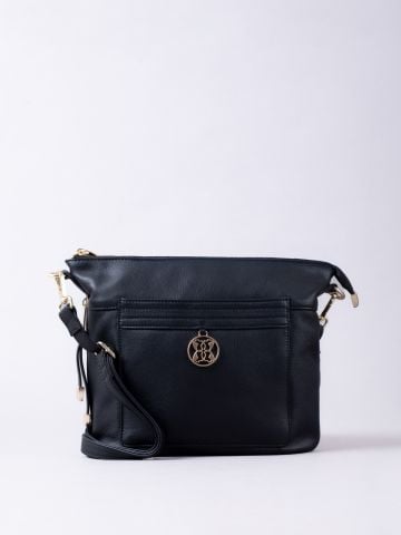 Lakeland Leather Cartmel Leather Cross Body Bag in Black