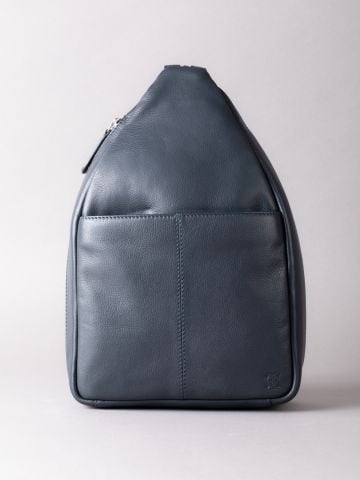 Lakeland Leather Langdale Leather Backpack in Navy