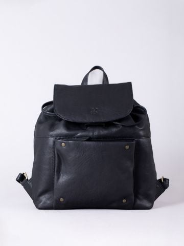 Lakeland Leather Harstone Leather Backpack in Black