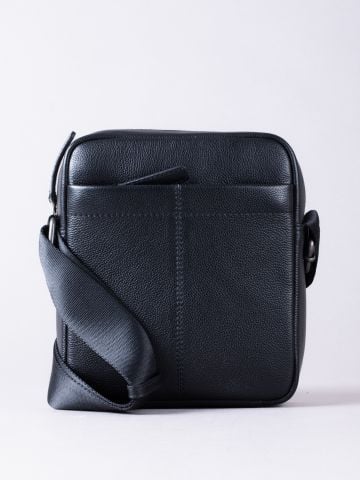 Lakeland Leather Crummock Leather Reporter Bag in Black