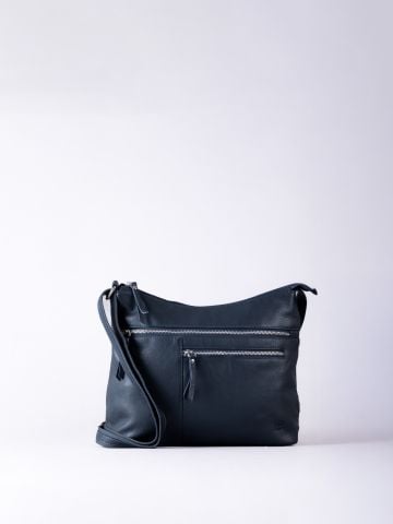 Lakeland Leather Winleigh Leather Shoulder Bag in Navy