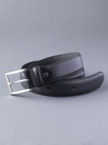 Lakeland Leather Staveley Leather Belt in Black