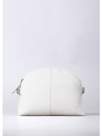 Lakeland Leather Elterwater Curved Leather Cross Body Bag in White