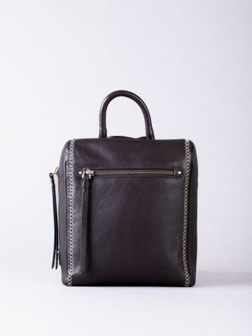 Lakeland Leather Castlerigg Leather Backpack in Chocolate Brown