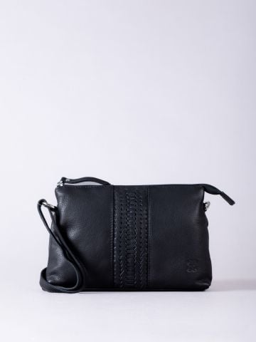 Lakeland Leather Eden Leather Cross Body Bag in Black