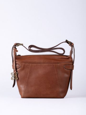 Lakeland Leather Newby Leather Cross Body Bag in Tan