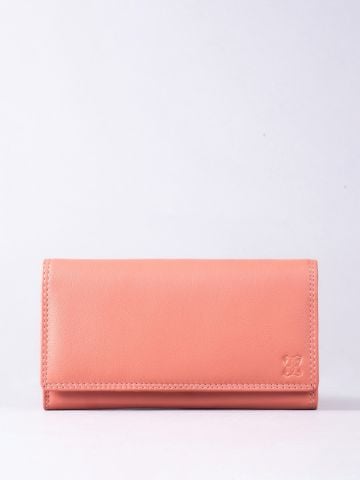Lakeland Leather Large Leather Purse in Sunrise