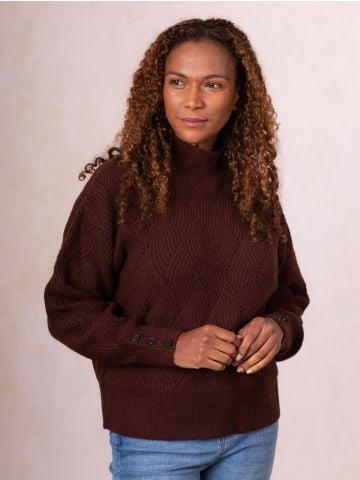 Lakeland Leather Gylly Jumper in Chocolate Brown