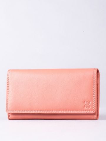 Lakeland Leather Large Leather Purse in Sunrise