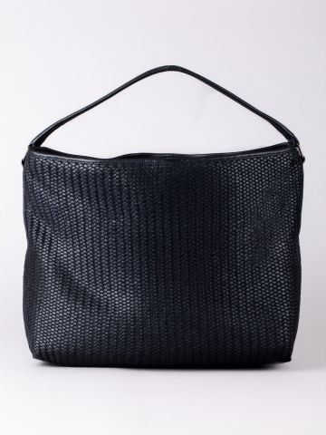 Lakeland Leather Wreay Leather Hobo Bag in Black
