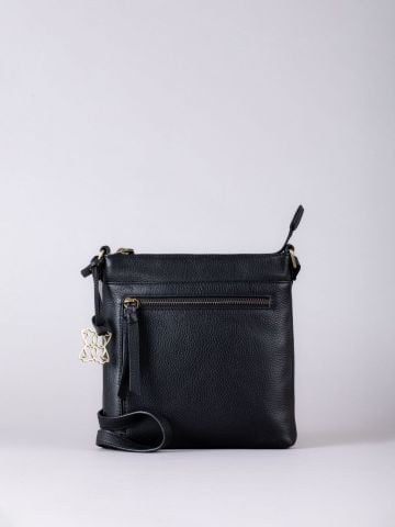 Lakeland Leather Beetham Small Leather Cross Body Bag in Black