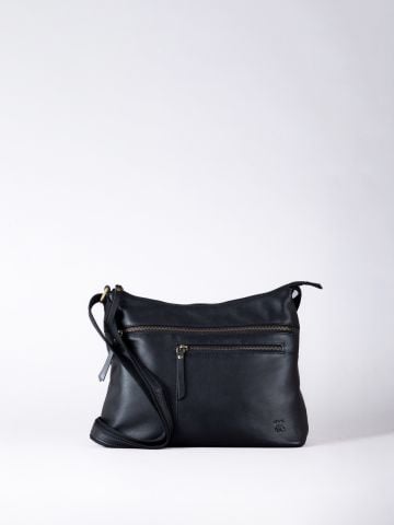 Lakeland Leather Winleigh Leather Shoulder Bag in Black
