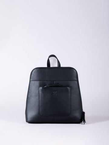 Lakeland Leather Talkin Leather Backpack in Black