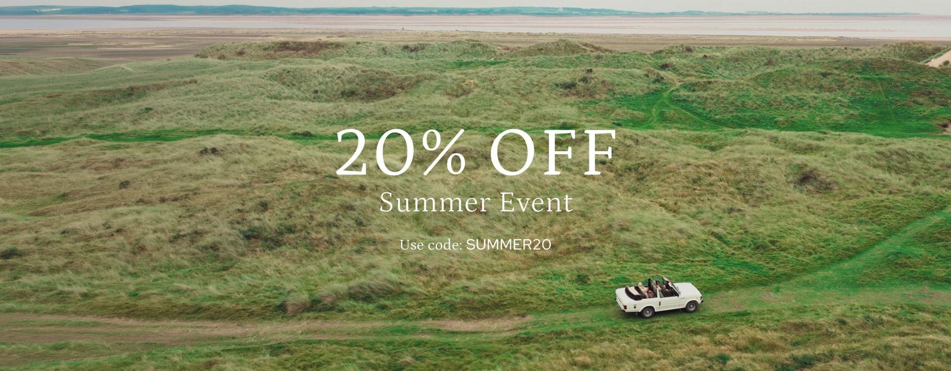 20% OFF Summer Event