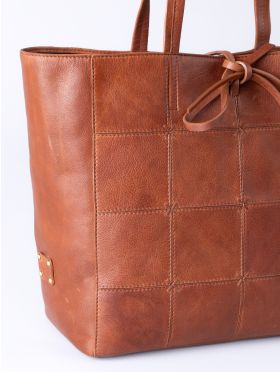 Patterdale Leather Tote Bag in Brown