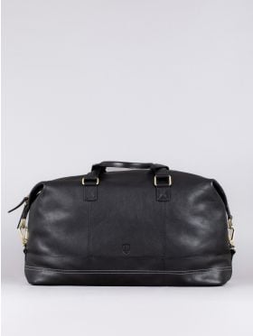Keswick Leather Holdall in Black