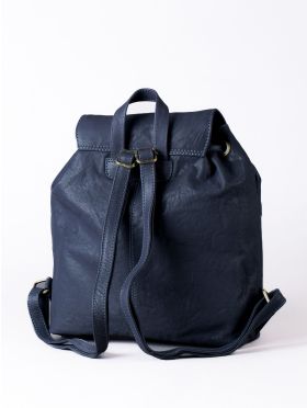 Harstone Leather Backpack in Blue