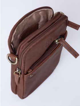 Harstone Leather Travel Bag in Tan